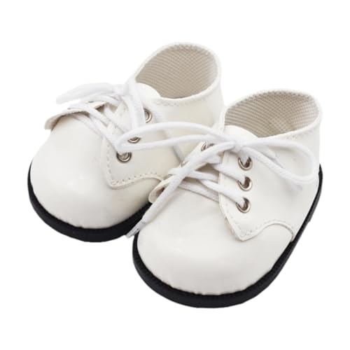 MagiDeal PU-Lederschuhe für Plüschpuppen, zum Selbermachen von Puppen, Kostümen, Kleidung zum Anfassen, Flache Schuhe, Freizeitschuhe für 14,96-Zoll-Puppen, Weiß MagiDeal PU-Lederschuhe für Plüschpuppen, zum Selbermachen von Puppen, Kostümen, Kleidung zum Anfassen, Flache Schuhe, Freizeitschuhe für 14,96-Zoll-Puppen, Weiß von MagiDeal