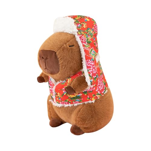 MagiDeal Plüsch-Capybara-Stofftier, Kuscheltier, begleitendes Schlafspielzeug, Heimdekoration für Kinder, Teenager, Jungen, Mädchen, Erwachsene, 35CM von MagiDeal