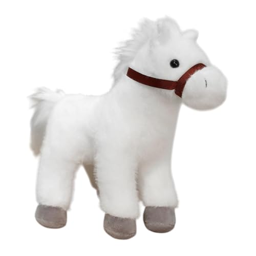 MagiDeal Plüsch Pferdespielzeug, Plüschtierfiguren, Pferdestatue, tiergefüllte Spielzeug für Geschenke Jungen Erwachsene Sammeln Sie Ihren Freund, Weiß MagiDeal Plüsch Pferdespielzeug, Plüschtierfiguren, Pferdestatue, tiergefüllte Spielzeug für Geschenke Jungen Erwachsene Sammeln Sie Ihren Freund, Weiß von MagiDeal