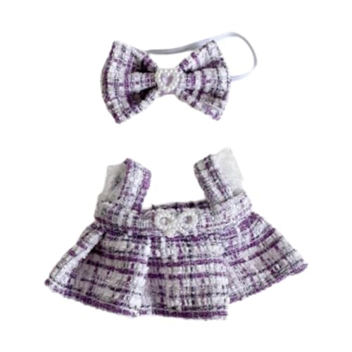 MagiDeal Plüsch-Puppenkleidung für 15 cm, Cartoon, Puppenkleid, DIY, stilvolle Puppenkleidung, Kostüme, Kuscheltiere, Kleidung, Foto-Requisiten, Violett MagiDeal Plüsch-Puppenkleidung für 15 cm, Cartoon, Puppenkleid, DIY, stilvolle Puppenkleidung, Kostüme, Kuscheltiere, Kleidung, Foto-Requisiten, Violett von MagiDeal