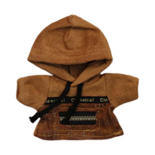 MagiDeal Plüschpuppe Doll Hoodie DIY Doll Spielzeuggeschenke für Kinder Geburtstagsgeschenk abnehmbare Puppe Outifits für 5,91 Zoll Puppen verkleiden von MagiDeal