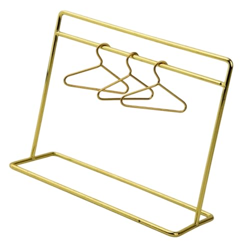 MagiDeal Puppenbekleidungsregal mit Kleiderbügeln, Puppengarderobe Möbel 1/12 Skala Metall Mini -Kleidung für Foto -Requisiten Dollhouse Supplies, Gold MagiDeal Puppenbekleidungsregal mit Kleiderbügeln, Puppengarderobe Möbel 1/12 Skala Metall Mini -Kleidung für Foto -Requisiten Dollhouse Supplies, Gold von MagiDeal
