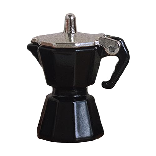 MagiDeal Puppenhaus Miniatur Kaffeekanne Im Maßstab 1:12, Mikrolandschaft, Ornament, Miniatur Küchenzubehör, Partygeschenke, Topfmodell, Simulation, Weihnachts, Schwarz MagiDeal Puppenhaus Miniatur Kaffeekanne Im Maßstab 1:12, Mikrolandschaft, Ornament, Miniatur Küchenzubehör, Partygeschenke, Topfmodell, Simulation, Weihnachts, Schwarz von MagiDeal