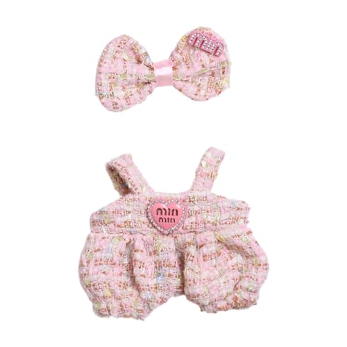 MagiDeal Puppenkleidung, Puppenoverall mit Haarschmuck, Mädchen-Geschenk, Puppenzubehör, Kostüme, Puppen-Outfit-Set für Kinder, Anhänger-Puppe, Rosa MagiDeal Puppenkleidung, Puppenoverall mit Haarschmuck, Mädchen-Geschenk, Puppenzubehör, Kostüme, Puppen-Outfit-Set für Kinder, Anhänger-Puppe, Rosa von MagiDeal