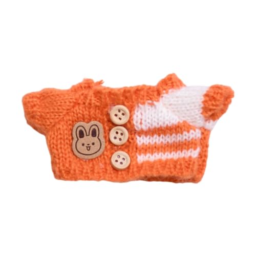 MagiDeal Puppenpullover, Puppenkleidung, Foto-Requisiten, zum Anziehen, niedliches Sammlerstück, handgefertigte Kleidung, Kostüm für 15–17 cm große Puppen, Orangefarbener Pullover MagiDeal Puppenpullover, Puppenkleidung, Foto-Requisiten, zum Anziehen, niedliches Sammlerstück, handgefertigte Kleidung, Kostüm für 15–17 cm große Puppen, Orangefarbener Pullover von MagiDeal