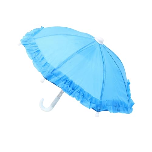 MagiDeal Puppenschirm, Mini-Farbschirm, niedliches Mini-Regenschirm-Spielzeug, Malerei, Geschenk, hängende dekorative Requisiten für Kinder, Blau MagiDeal Puppenschirm, Mini-Farbschirm, niedliches Mini-Regenschirm-Spielzeug, Malerei, Geschenk, hängende dekorative Requisiten für Kinder, Blau von MagiDeal