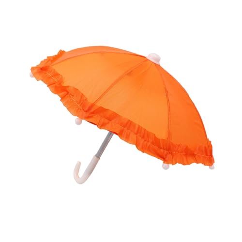 MagiDeal Puppenschirm, Mini-Farbschirm, niedliches Mini-Regenschirm-Spielzeug, Malerei, Geschenk, hängende dekorative Requisiten für Kinder, Orange MagiDeal Puppenschirm, Mini-Farbschirm, niedliches Mini-Regenschirm-Spielzeug, Malerei, Geschenk, hängende dekorative Requisiten für Kinder, Orange von MagiDeal