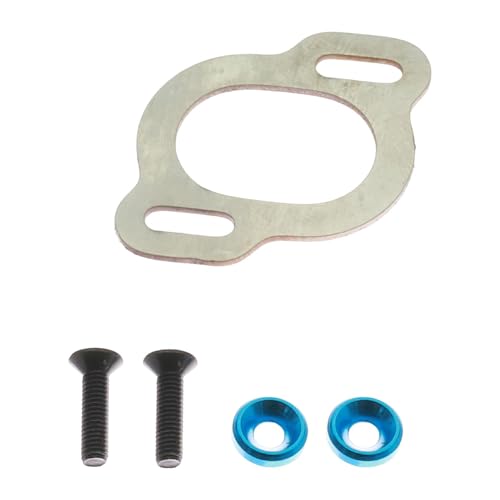 MagiDeal RC Auto Motor Mount Pad Edelstahl Upgrade Fitting Zubehör Anti Vibration Spacer für 1:10 2WD Monster Truck von MagiDeal