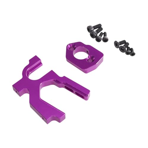 MagiDeal RC -Auto Motorhalterung RC -Zubehör Motorhalterhalter mit Schrauben -Update -Teilen für 1/12 124019 RC -Fahrzeuge Spielzeugauto, Lila von MagiDeal