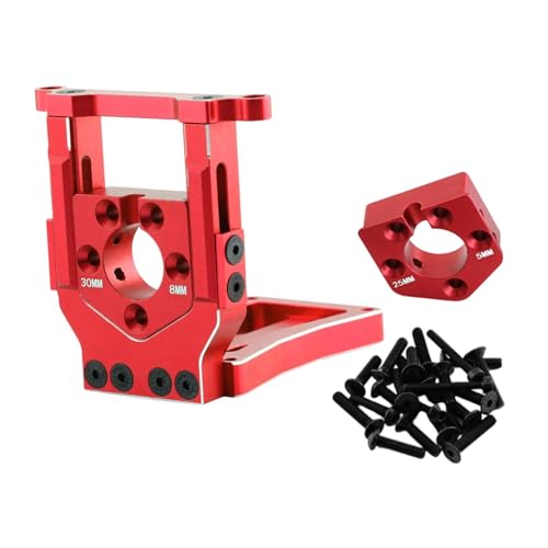 MagiDeal RC -Auto Motormontage Sitz Aluminiumlegierung Einfach Installation Verschleiß resistente Motorhalterungshalterung Schnellfreisetzung für LKW, Rot MagiDeal RC -Auto Motormontage Sitz Aluminiumlegierung Einfach Installation Verschleiß resistente Motorhalterungshalterung Schnellfreisetzung für LKW, Rot von MagiDeal