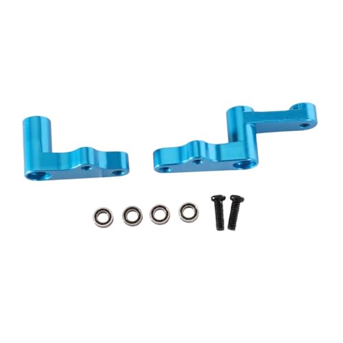MagiDeal RC -Autokomponenten -Lenkgruppe Teile 1:12 Skalierter tragbarer Stabiler Leichter Lenkungsmontage -Upgrade -Teil für 124010, Blau von MagiDeal