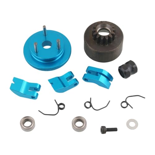 MagiDeal RC 14T Kupplungsglocke, Schuhe Lager Getrieb, Zahnrad, Schwungrad Montage, Bausatz, Federn, Konus, Motormutter, kompatibel mit 1/8 RC HSP Upgrade-Teil 81020S Motoren, Blau MagiDeal RC 14T Kupplungsglocke, Schuhe Lager Getrieb, Zahnrad, Schwungrad Montage, Bausatz, Federn, Konus, Motormutter, kompatibel mit 1/8 RC HSP Upgrade-Teil 81020S Motoren, Blau von MagiDeal