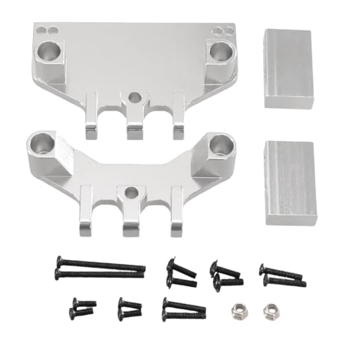 MagiDeal RC -Lenkausrüstung festgelegtes RC -Auto -Pull -Stange -Kit 1:12 RC RC Servo Mount Bracket Servo Fixing Mount für, Silber von MagiDeal