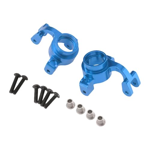 MagiDeal RC Vorderradlenkbecher, RC Autoteile, Modifiziert, Professionell, Vielseitig Einsetzbar, Ersetzt Aluminium Vorderradlenkkomponente, Maßstab 1:, Blau von MagiDeal