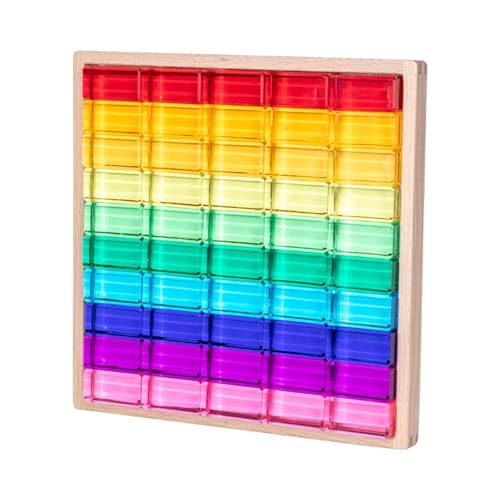 MagiDeal Regenbogen Bausteine Set Stapelspiel Transparent mit Aufbewahrungsbox Acryl EDELSTEIN Steinwürfel Bausteine für Kinder MagiDeal Regenbogen Bausteine Set Stapelspiel Transparent mit Aufbewahrungsbox Acryl EDELSTEIN Steinwürfel Bausteine für Kinder von MagiDeal