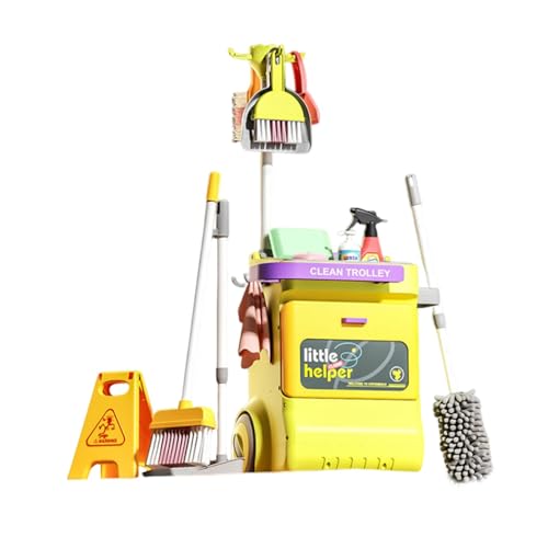 MagiDeal Reinigungsset für Kinder, Rollenspiel, interaktive Motorik- und Kreativ-Rollenspiele, Haushaltswerkzeuge für Kinder, Jungen und Mädchen, Geschenk von MagiDeal