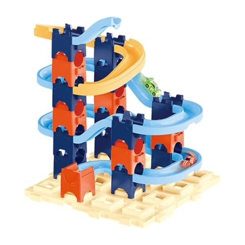 MagiDeal Rennstrecke Bausteine ​​Set STEM STEM Lernen VERSCHOOL Geschichte Geschichte GLAHE Game BUISTION KIT für Jungen Mädchen Eltern Kind, Style A von MagiDeal