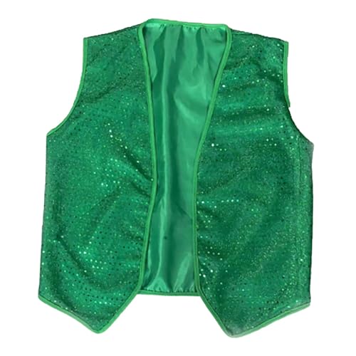 MagiDeal ST Day Weste, Paillettenweste für Abschlussball, Bühnenshow, Partyzubehör, Kostüm, XL MagiDeal ST Day Weste, Paillettenweste für Abschlussball, Bühnenshow, Partyzubehör, Kostüm, XL von MagiDeal
