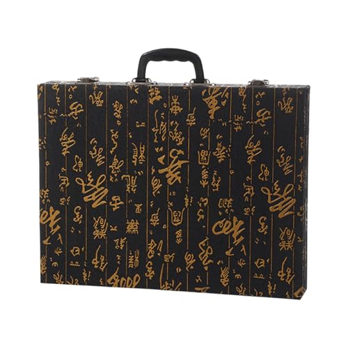 MagiDeal Schach-Aufbewahrungsbox, Organizer, kreativ, leicht, dekorativ, traditionelle tragbare Tasche für Reisen (Schachfiguren Nicht im Lieferumfang, für 6cm Schach MagiDeal Schach-Aufbewahrungsbox, Organizer, kreativ, leicht, dekorativ, traditionelle tragbare Tasche für Reisen (Schachfiguren Nicht im Lieferumfang, für 6cm Schach von MagiDeal