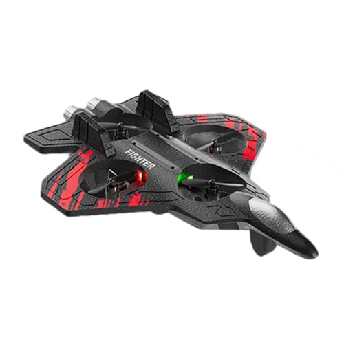 MagiDeal Schaum-Fernbedienungsflugzeug, RC-Flugzeugsimulation, Sensing Craft Fighter Spielzeugflugzeugspielzeug für Geschenke, Garten, Hinterhof, Rot von MagiDeal