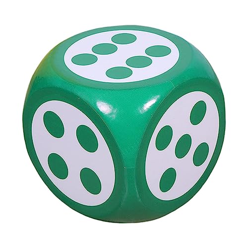 MagiDeal Schaumstoffwürfel, 6-seitig, Spielzeug für frühes Lernen, entwickeln Intelligenz, Punktwürfel, 30,5 cm, für Klassenzimmer, Kinder, Jungen und Mädchen, GRÜN von MagiDeal
