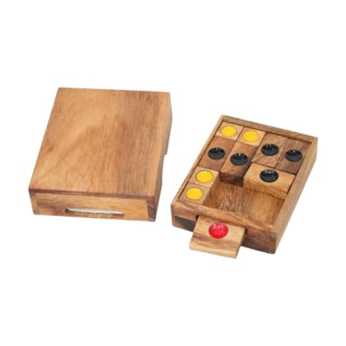 MagiDeal Schiebepuzzle-Spiel, lustiges Klotski-Tischspiel, IQ-Spiel, Lernaktivitäten, Denksport-Puzzle für Jungen und Mädchen, tolles Geschenk, B von MagiDeal