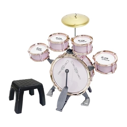 MagiDeal Schlagzeug für, Jazz-Schlagzeug, frühes Lernen, Musikspielzeug-Set, Musikinstrumente, Spielzeug für Bühnenauftritte, Vorschulpartys, Geschenk, Rosa MagiDeal Schlagzeug für, Jazz-Schlagzeug, frühes Lernen, Musikspielzeug-Set, Musikinstrumente, Spielzeug für Bühnenauftritte, Vorschulpartys, Geschenk, Rosa von MagiDeal