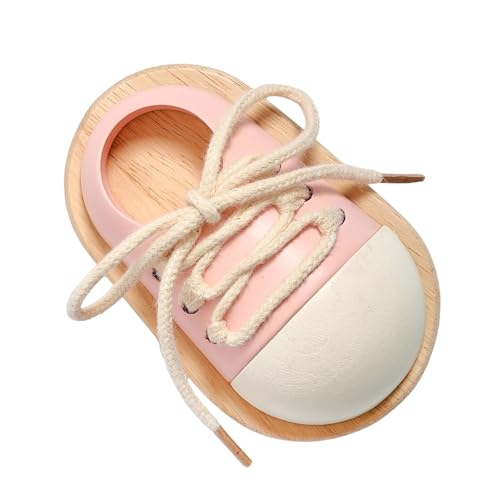 MagiDeal Schnürschuhe, Lernspielzeug, Schnürschuhe, Spiel, Feinmotorik-Training, Holz, Frühlernspielzeug, Bindeübungen für die Vorschule, Rosa MagiDeal Schnürschuhe, Lernspielzeug, Schnürschuhe, Spiel, Feinmotorik-Training, Holz, Frühlernspielzeug, Bindeübungen für die Vorschule, Rosa von MagiDeal