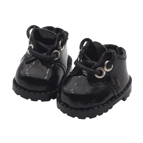 MagiDeal Schuhe für Plüschpuppen, Zubehör für Plüschpuppen, modische Foto-Requisiten, Flexibilität als Geschenk für Kinder, Puppen-Outfits, Anziehsachen für 17, Schwarz MagiDeal Schuhe für Plüschpuppen, Zubehör für Plüschpuppen, modische Foto-Requisiten, Flexibilität als Geschenk für Kinder, Puppen-Outfits, Anziehsachen für 17, Schwarz von MagiDeal