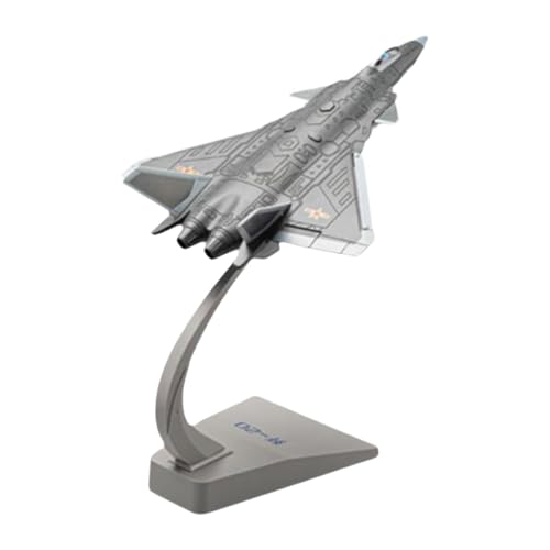 MagiDeal Simulation 1:84 Flugzeugmodell Kampfjet Modell Kinderspielzeug Geschenk Simulation Sammlungen und Lichter mit Display-Basis für Regal von MagiDeal