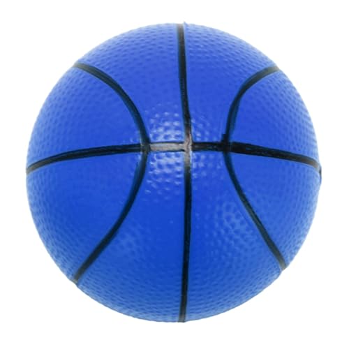 MagiDeal Sportball für, Spielzeug für drinnen und draußen, tragbar, für Jungen und Mädchen, Hüpfball, weiche kleine Bälle für, Blauer Basketball von MagiDeal