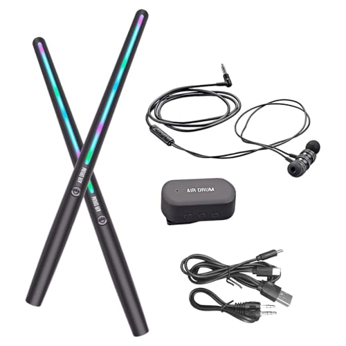 MagiDeal Tragbares Elektro -Luft -Drum -Set mit Audiokabel, Ohne Pedal von MagiDeal