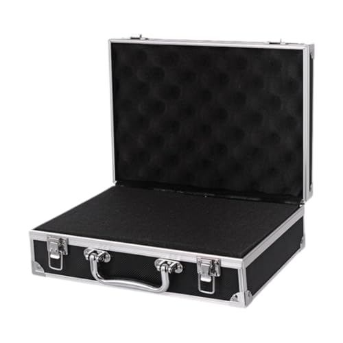 MagiDeal Tragetasche Werkzeugkasten Aluminiumlegierung Sicherheitsausrüstung Hardware Leichte Instrumenten-Dokumenten-Organizer-Box Tragetasche, Schwarz MagiDeal Tragetasche Werkzeugkasten Aluminiumlegierung Sicherheitsausrüstung Hardware Leichte Instrumenten-Dokumenten-Organizer-Box Tragetasche, Schwarz von MagiDeal