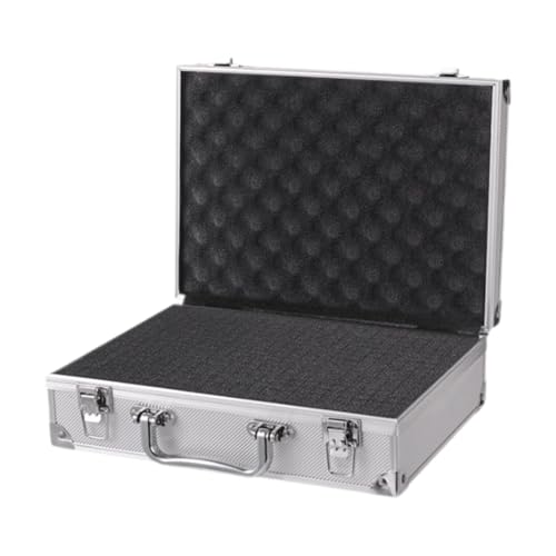 MagiDeal Tragetasche Werkzeugkasten Aluminiumlegierung Sicherheitsausrüstung Hardware Leichte Instrumenten-Dokumenten-Organizer-Box Tragetasche, Silber MagiDeal Tragetasche Werkzeugkasten Aluminiumlegierung Sicherheitsausrüstung Hardware Leichte Instrumenten-Dokumenten-Organizer-Box Tragetasche, Silber von MagiDeal