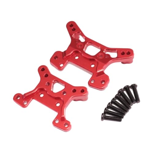 MagiDeal Vordere und hintere Stoßdämpfer, Ersatz -Ersatzteile Stoßdämpfer, RC -Autozubehör für Wltoys 144016 144018 1/14 1/12 RC -Auto, Rot von MagiDeal