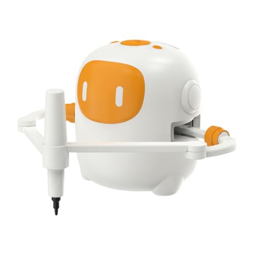 MagiDeal Zeichenroboter für Kinder, Lernspielzeug, tragbar, niedlich, leicht, kreativ, für Jungen, Mädchen, Kinder, Geschenk, Weiß MagiDeal Zeichenroboter für Kinder, Lernspielzeug, tragbar, niedlich, leicht, kreativ, für Jungen, Mädchen, Kinder, Geschenk, Weiß von MagiDeal