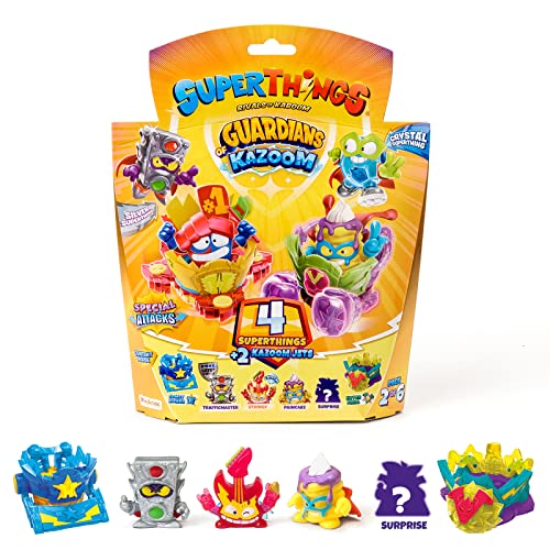 SUPERTHINGS RIVALS OF KABOOM – Serie 9 – Guardians of Kazoom – Packung mit 4 x SuperThings (inkl. 1 silbernem Kapitän) und 2 x Kazoom Jets – 2/6 von SUPERTHINGS RIVALS OF KABOOM