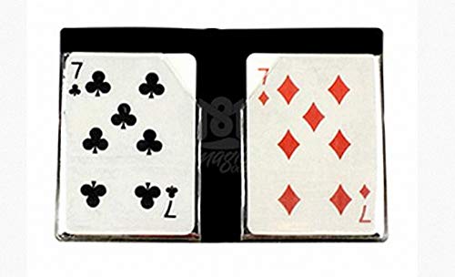 Magic Card Tricks Optical Wallet - Magic Trick - Card Trick - Two Cards, Small Black Wallet - Teen von Magic Card Tricks