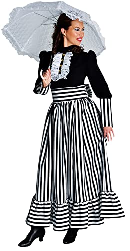 Magic F. Kostüm Viktorianische Dame in schwarz - weiß Gr. XL = 44 von Magic F.