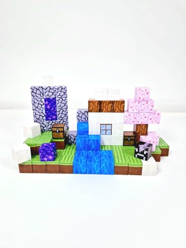 Magic Magnetic Cubes,110 Magnetische blöcke,Baue Mine Magnet Welt, Kleinkindspielzeug, Spielzeug für Jungen und Mädchen ab 3,4,5 Jahren, Kreative Kinderspiele,Geschenk, Kinder Geschenk von Magic Magnetic Cubes
