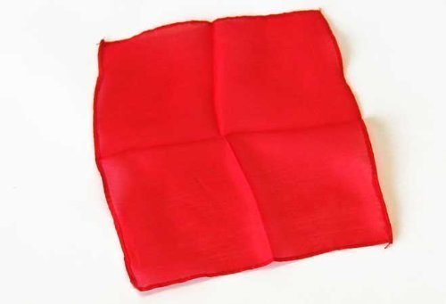 Roter Seidenschal (30 x 30 cm) von Magic Makers