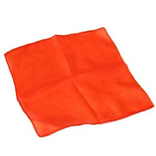 Schal 100% Seide (22,5 x 22,5 cm) Orange von Magic Makers