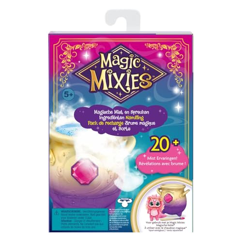 Magic Mixies Nachfüllpackung Zauberkessel, mit zusätzlichem magischem Nebel zum Wiederauffüllen, Zauberzutaten und Zwei weiteren Zaubersprüchen Magic Mixies Nachfüllpackung Zauberkessel, mit zusätzlichem magischem Nebel zum Wiederauffüllen, Zauberzutaten und Zwei weiteren Zaubersprüchen von Magic Mixies