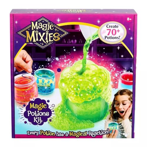 Magic Mixies Zaubertrank-Set Kinder können ihrem Zauberbuch folgen und Zutaten mischen, um über 70 Zaubertränke zu kreieren, die sprudeln, sprudeln und die Form magisch verändern! von Magic Mixies