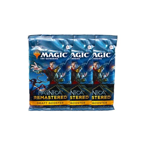 3 Packs MTG Draft Booster Pack Lot MTG Ravnica Remastered von Magic The Gathering