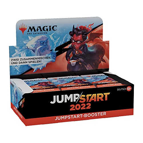 Magic: The Gathering Jumpstart 2022 Booster-Display, Schnelle Partien für 2 Spieler (Deutsche Version) von Magic The Gathering