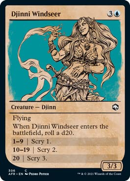 Djinni Windseer - Showcase Djinni Windseer - Showcase von Magic The Gathering
