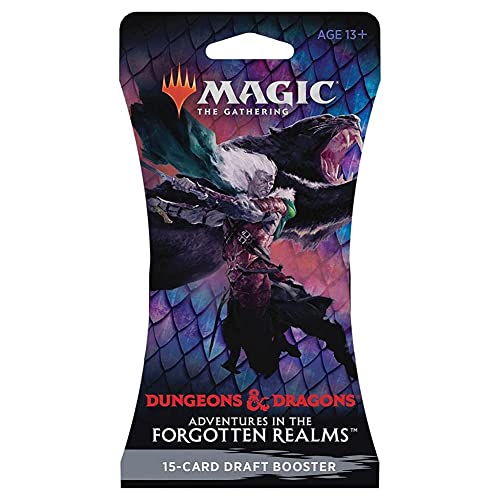 Wizards of the Coast Magic: The Gathering - Adventures In The Forgotten Realms Draft Booster, Multicolor, C87460000 von Magic The Gathering