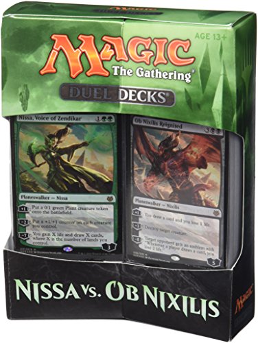 Magic The Gathering 14443 Nissa VS OB Nixilis Doppeldeck-Spielkarten von Magic The Gathering