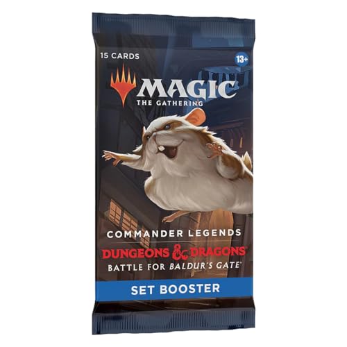 Magic The Gathering D10050001 D&D Battle for Baldurs Gate Commander Legends Set Booster, Mehrfarbig Magic The Gathering D10050001 D&D Battle for Baldurs Gate Commander Legends Set Booster, Mehrfarbig von Magic The Gathering